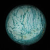Chrysocolla in Quartz Sphere #6299a