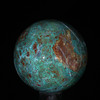 Malachite And Chrysocolla Sphere #6667