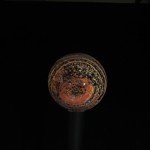 Firecracker Obsidian Sphere #9236