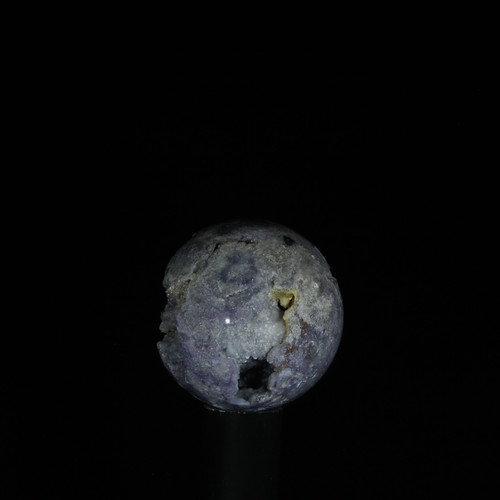 Indigo Eyes Purple Fluorite Sphere #0330