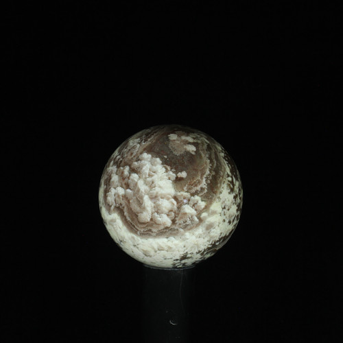 Snowy Plume Jasper Sphere #0796