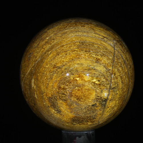 Golden Amphibolite Sphere #5808