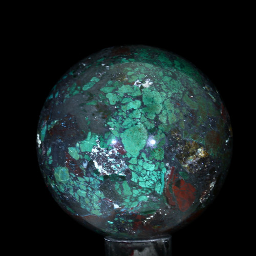 Hematite with Malachite and Chrysocolla #5846
