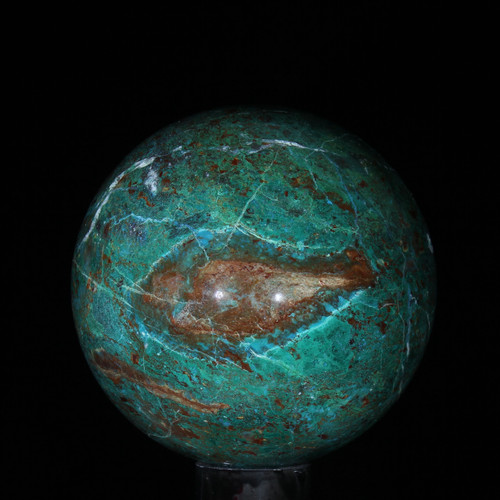 Malachite And Chrysocolla Sphere #6667