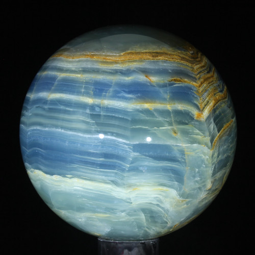 Argentinian Blue Calcite Sphere #6875