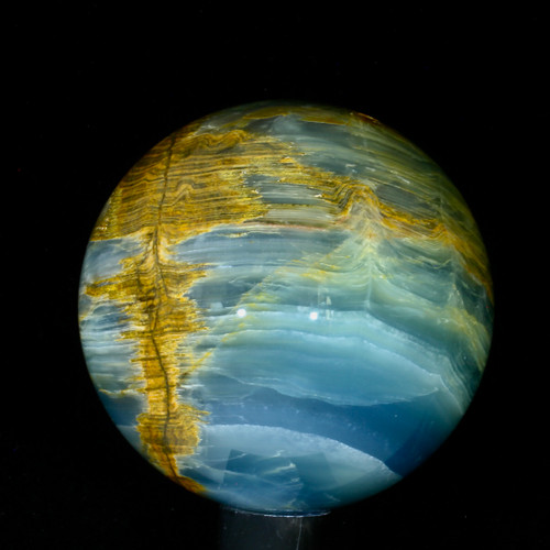 Argentinian Blue Calcite Sphere #7060