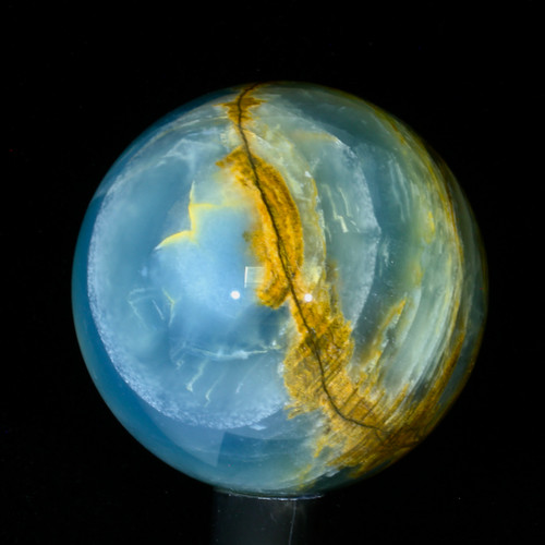Argentinian Blue Calcite Sphere #7060