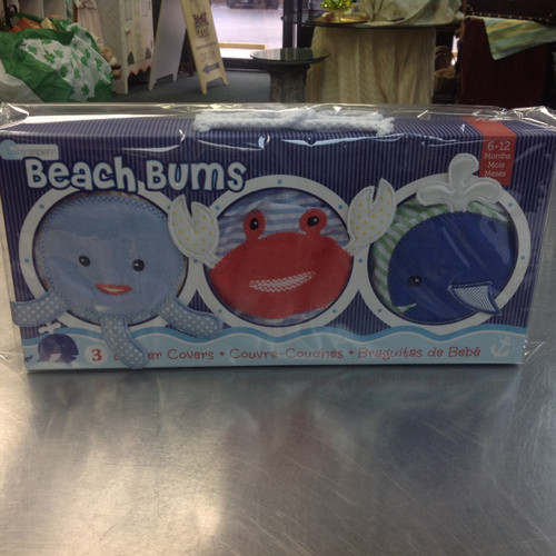 Beach Bums Diaper Cover Boys 6-12 Months