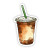 Frappe Pink Coffee Beaded Dangles 