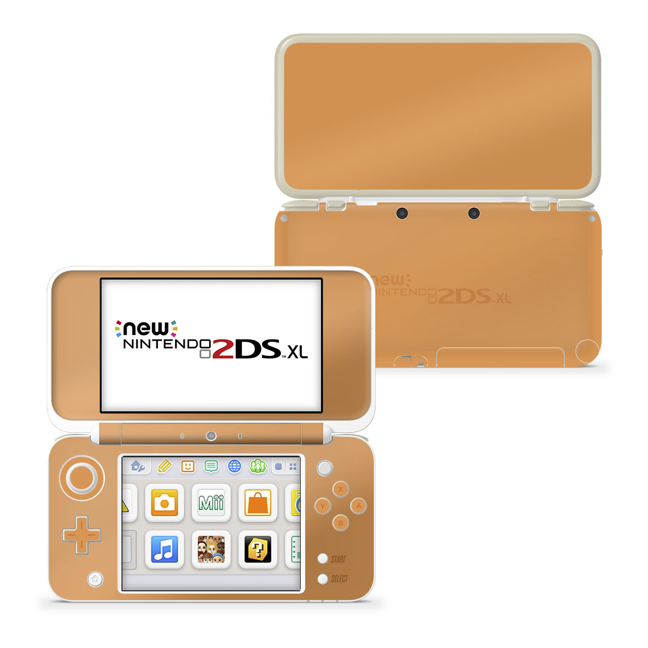 Persian Orange Nintendo New 2DS XL Skin | KO Custom Creations