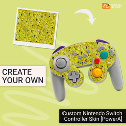 Create Your Own
Custom Nintendo Switch
Gamcube Style Controller Skin [PowerA]