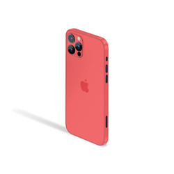 【赤ROM】iPhone 12 Pro Max Red iPhone 12 pro max Case - Shockproof Slim Fit Silicone