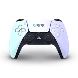 8-Bit Blue & Lavender Hearts
Playstation 5 Controller Skin