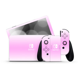 Pink Rose Nintendo Switch OLED Skins | KO Custom Creations