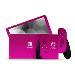Pink Lilly Nintendo Switch OLED Skins | KO Custom Creations