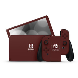 Chestnut Brown Nintendo Switch OLED Skins | KO Custom Creations