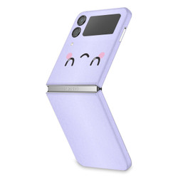 Kawaii Marshmallow Twists Galaxy Z Flip4 Skin | KO Custom Creations