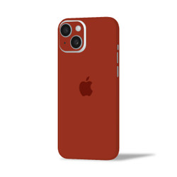 Burnt Red iPhone 15 Skin Cozy Colour