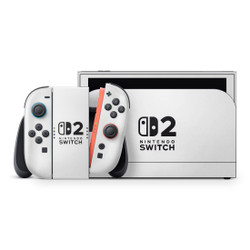 Milky White Nintendo Switch 2 Skins