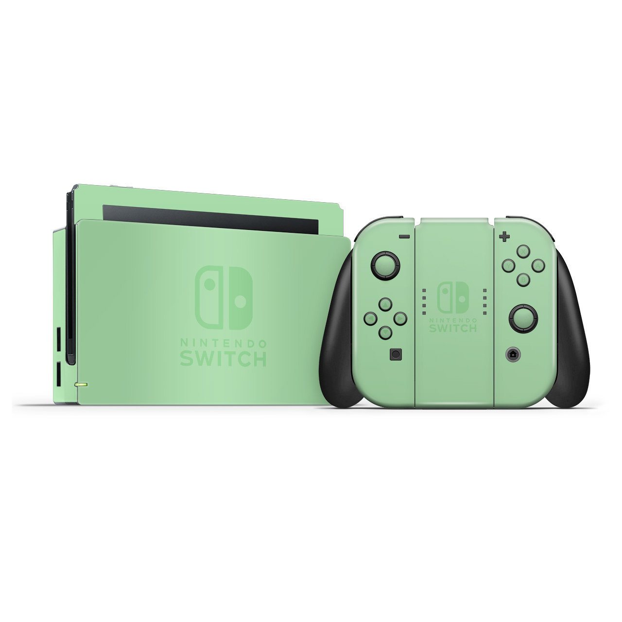 Relax Green Nintendo Switch Skins KO Custom Creations