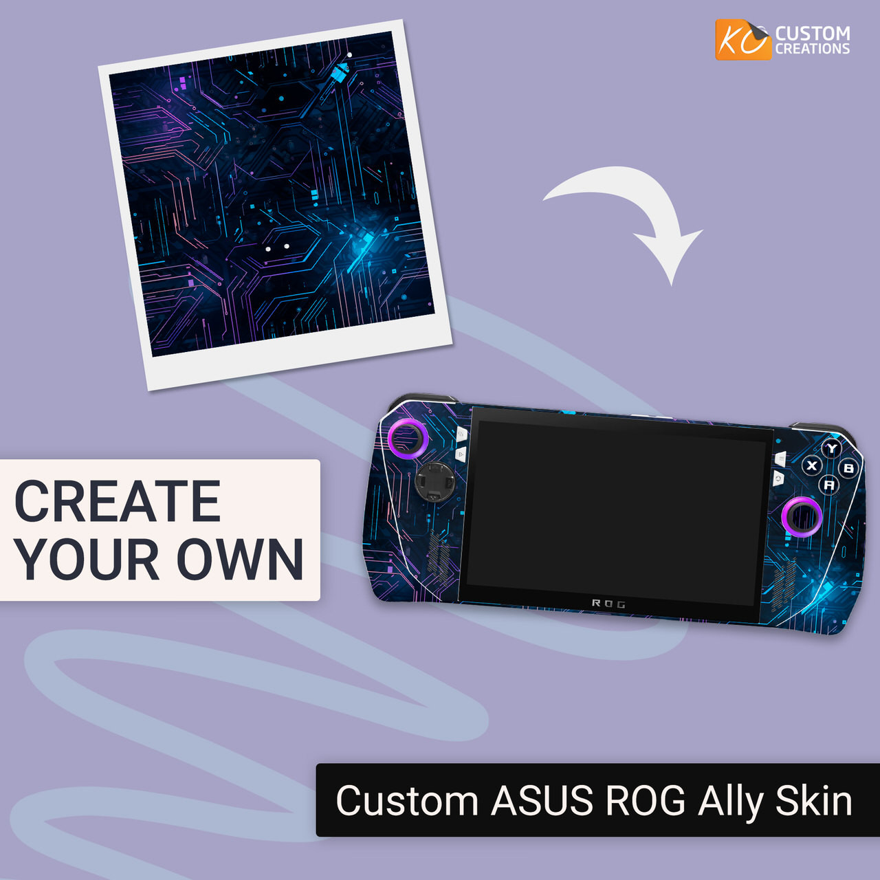 Custom ASUS ROG Ally Skin | KO Custom Creations