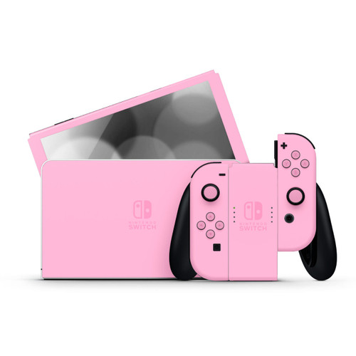 Aesthetic Pink Nintendo Switch OLED Skins | KO Custom Creations