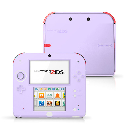 Pale Lavender Nintendo 2DS Skin Cover | KO Custom Creations