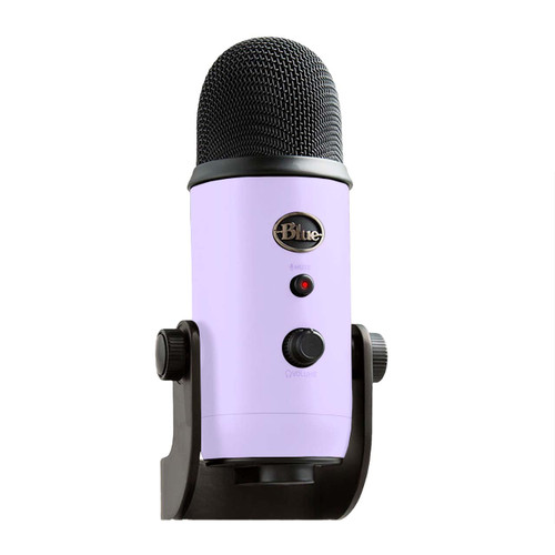 Pale Lavender Blue Yeti Microphone Skin KO Custom Creations