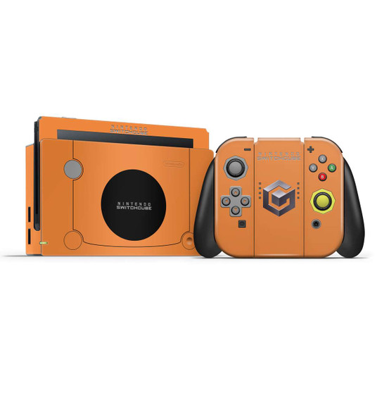 Gamecube OrangeNintendo SwitchSkin Set