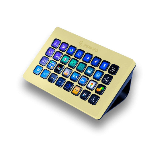 Refresh Yellow Elgato Stream Deck XL Skin