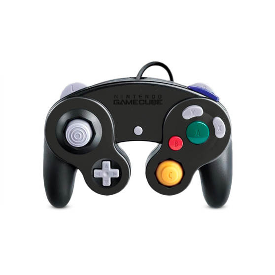 Iron Black Nintendo Gamecube Controller Skin