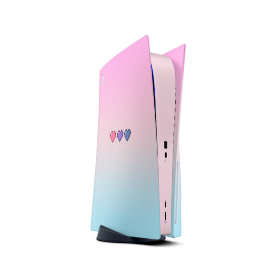 8-Bit Pink & Blue Hearts
Playstation 5 Console Skin