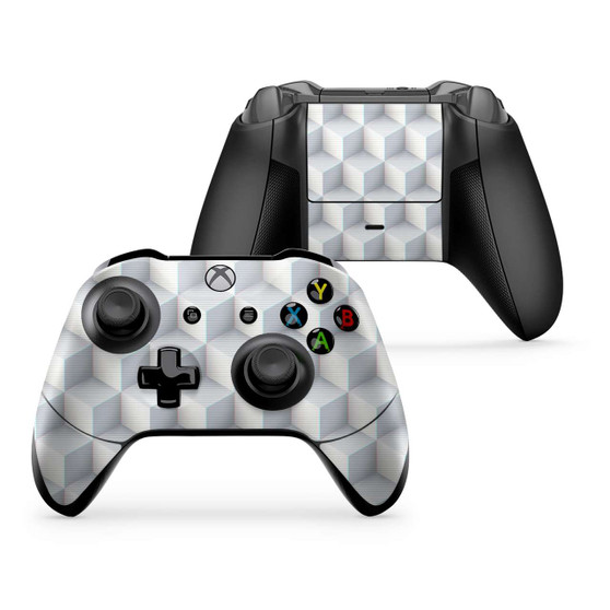 Retro 3d Cuboid Xbox One X Controller Skin