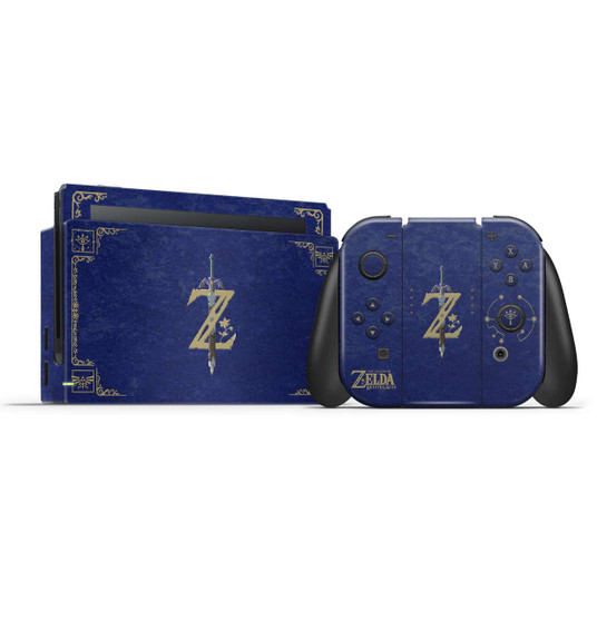 BOTW Zora Blue The Legend of Zelda themeNintendo Switch Skin Set