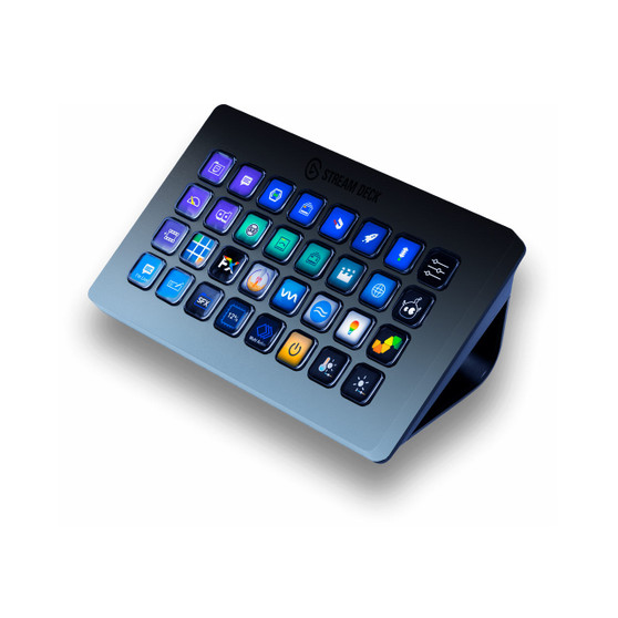 Soft Silver Elgato Stream Deck XL Skin | KO Custom Creations