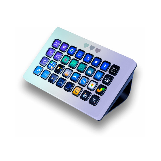 Blue & Lavender Hearts
Elgato Stream Deck XL Skin