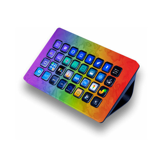 Rainbow Marbled
Elgato Stream Deck XL Skin