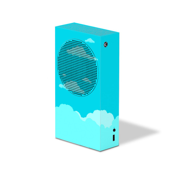 Sky Blue 8-Bit Clouds
Xbox Series S Skin