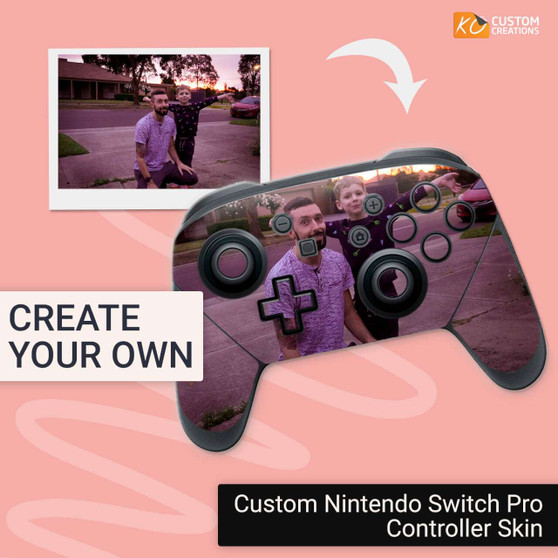 Create Your OwnCustom Nintendo Switch Pro Controller Skin