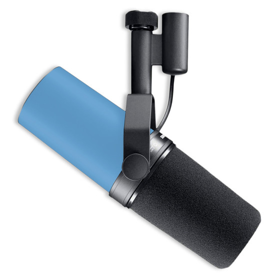 Ocean Blue Shure SM7B Microphone Skin Pastel Aesthetic