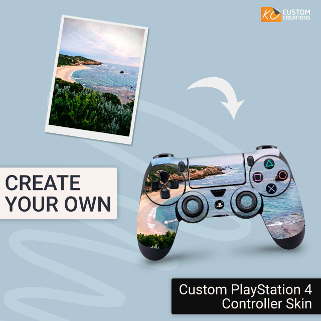 Custom PS4 Controller Skin Wrap | KO Custom Creations