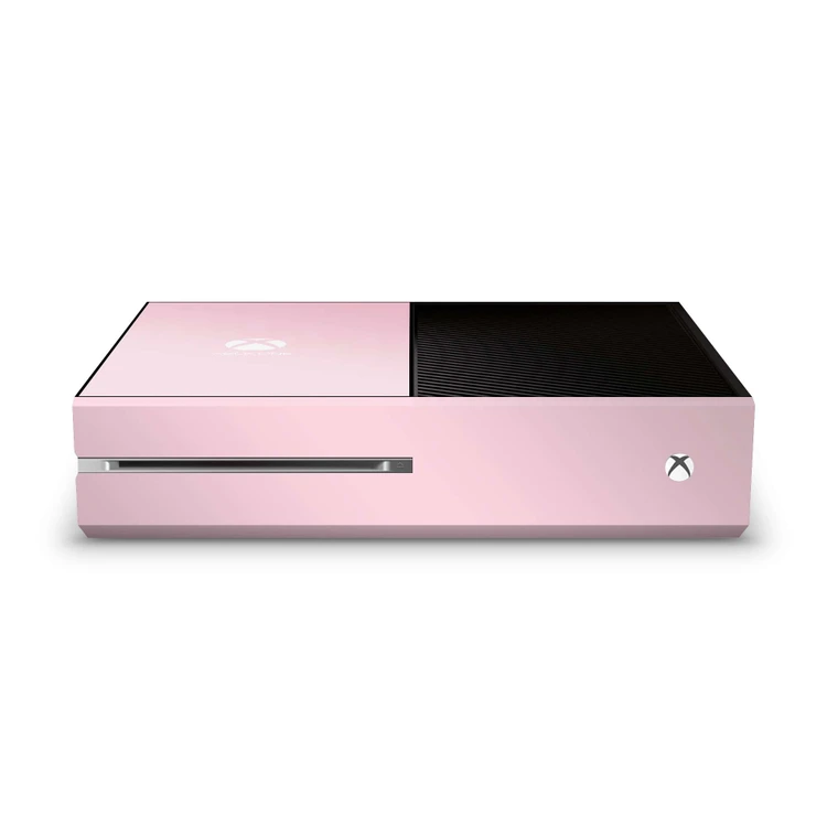 Skin Vinyle Xbox One S - Marbre Rose Pêche - Décalcomanie (console Uniquement)
