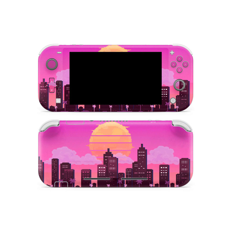 Vice Sunset Nintendo Switch Lite Sticker Skin | KO Custom Creations