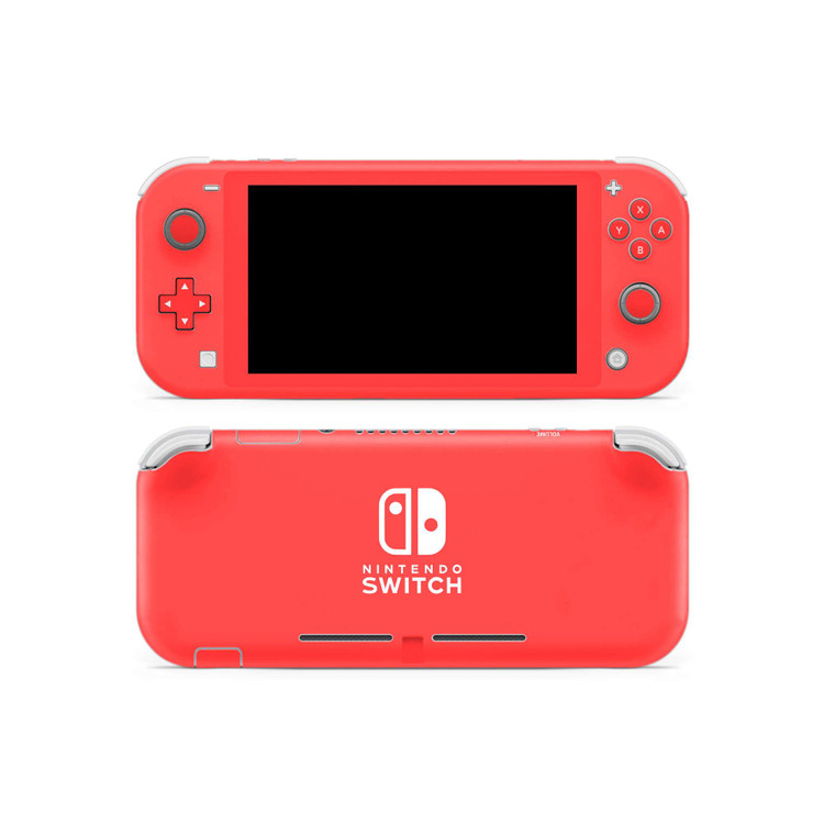 Coral Red Nintendo Switch Lite Skin