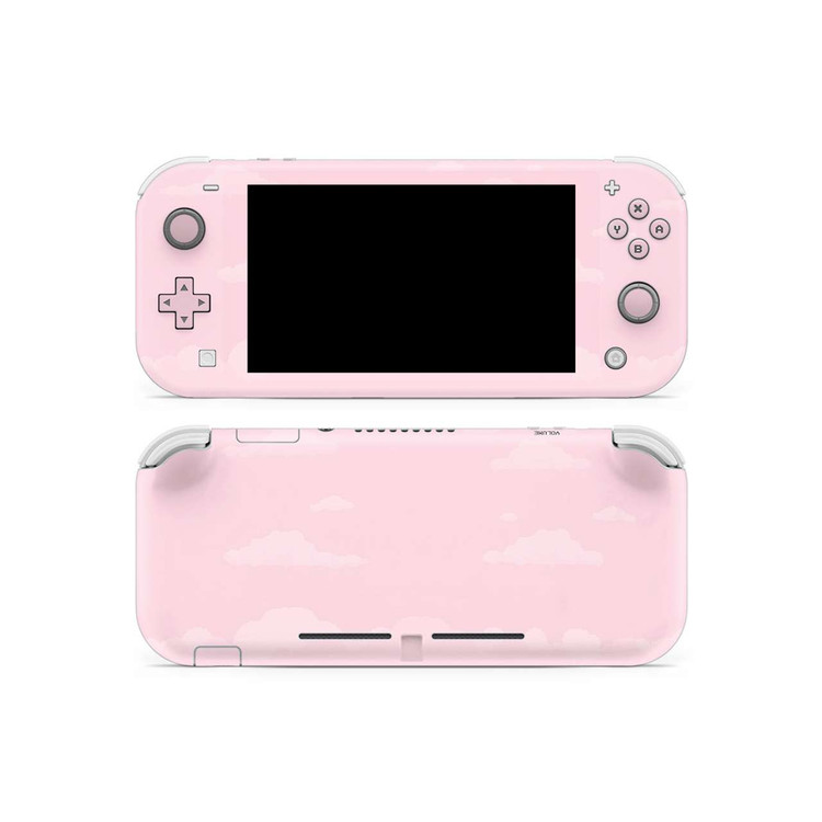 小*羊様 ず*餅様 Nintendo Switch Lite ピンク 8-Bit Pale Rose Clouds // Nintendo Switch Lite Skin Decal Wraps