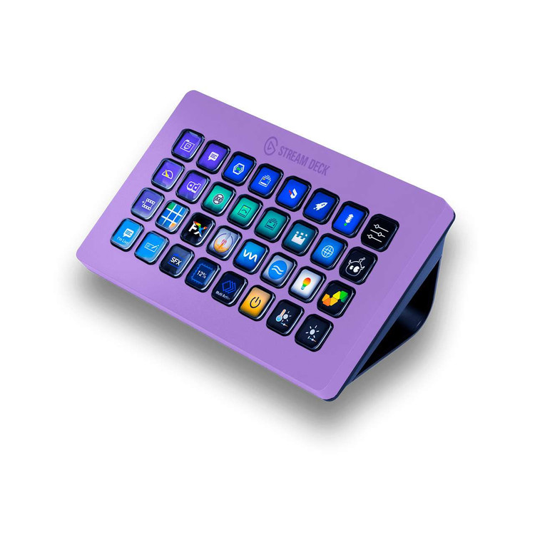 【超美品】elgato stream deck xl Soft Purple Elgato Stream Deck XL Skin| KO Custom Creations