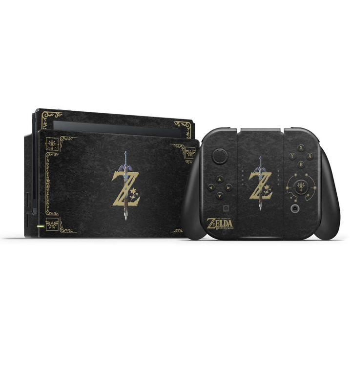 Legend of Zelda White Gold Nintendo Switch Skin OLED Skin 