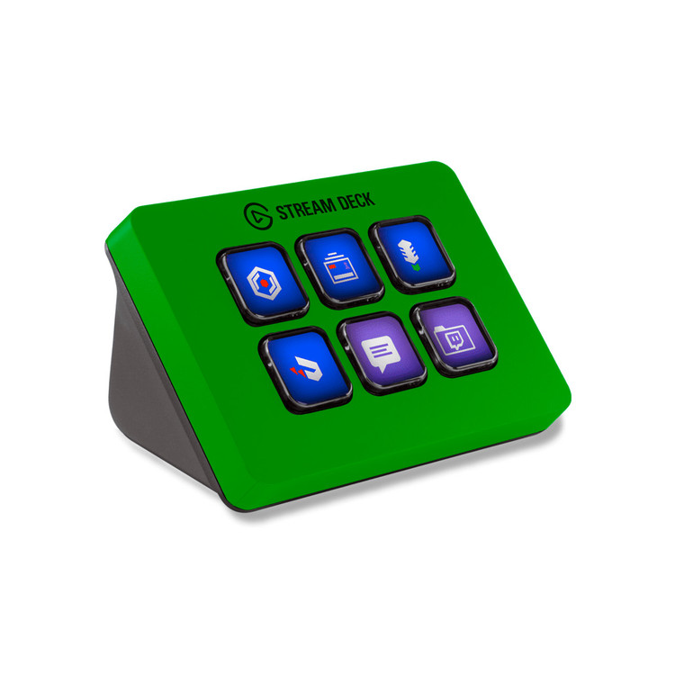 Gamer Green Elgato Stream Deck Mini Skin | KO Custom Creations