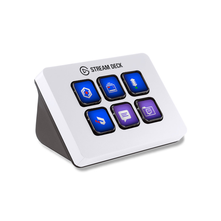 Ghost White Elgato Stream Deck Mini Skin