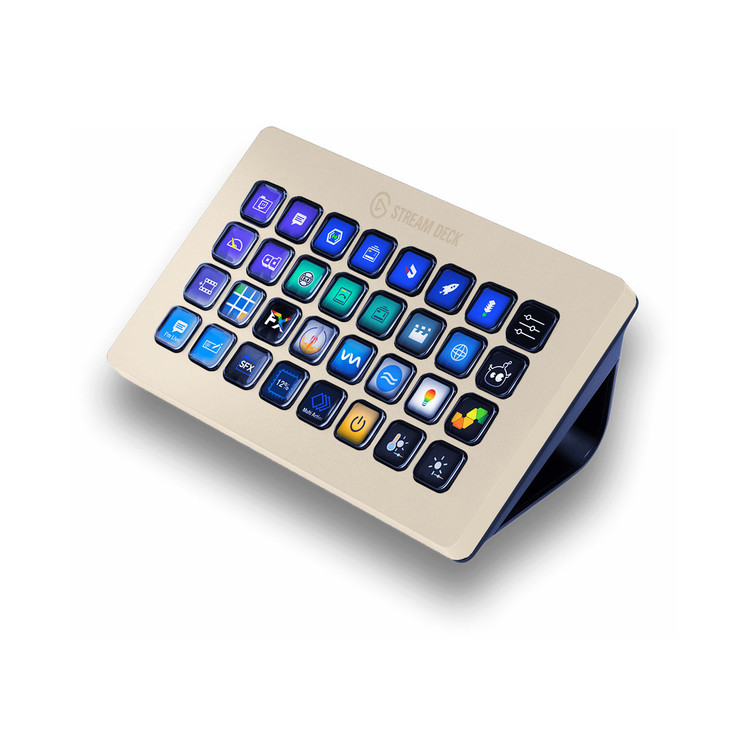 Albescent White Elgato Stream Deck XL Skin